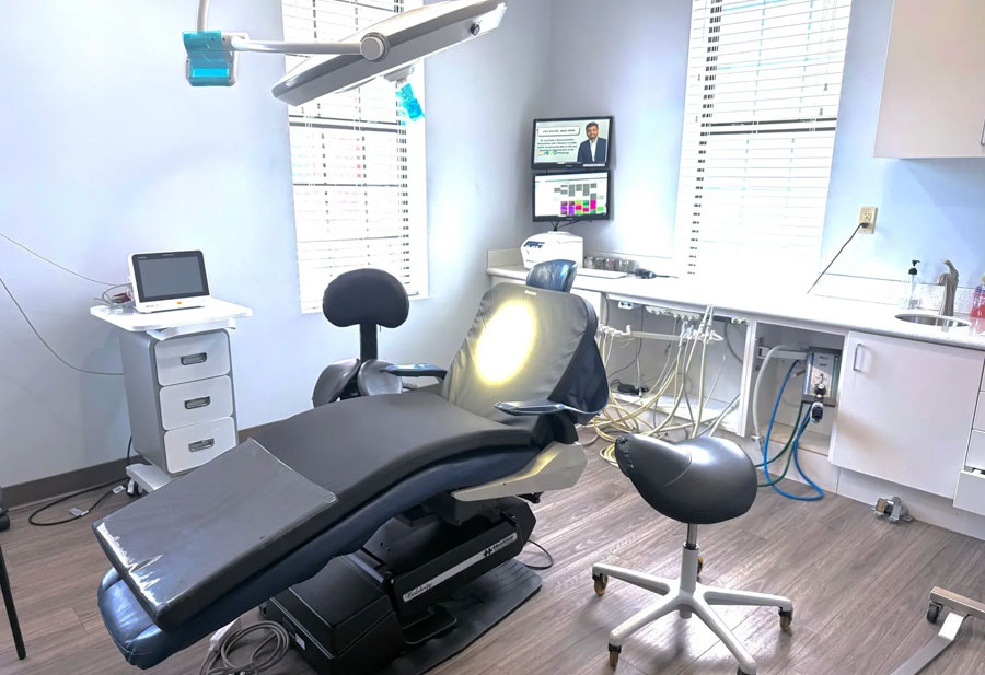 advanced dental implant tmj center treatment room interior modern equipment southaven ms